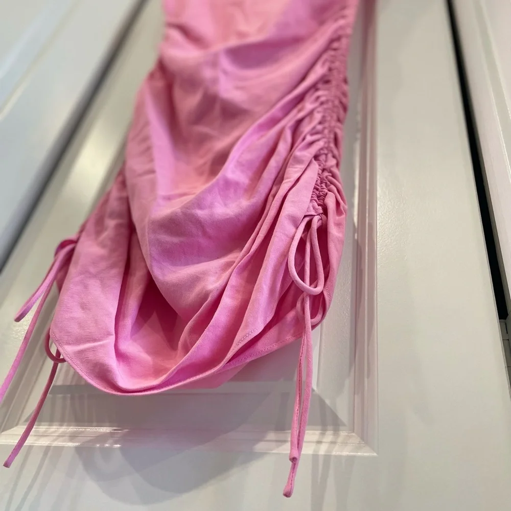 Amanda Uprichard Pink Nessa Dress - Picture 9 of 9